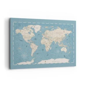 Canvas picture - World Within Your Fingertips - 120x80 cm