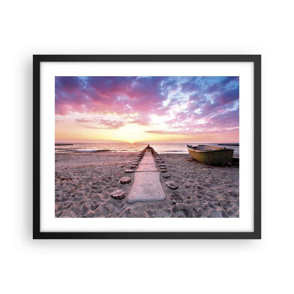 Poster in black frame - Moments of Profound Experience - 50x40 cm