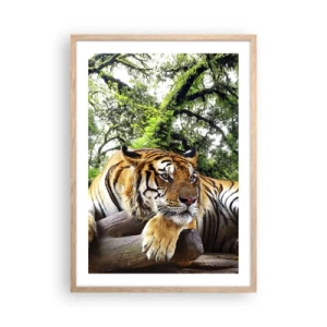 Poster in light oak frame - Best Regards - 50x70 cm