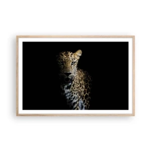 Poster in light oak frame - Dark Beauty - 91x61 cm