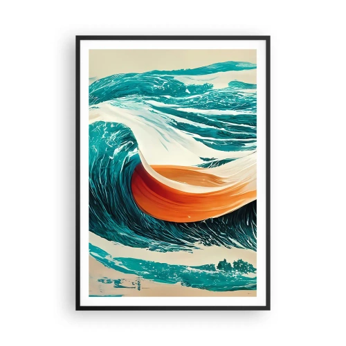 Poster in black frame - Surfer's Dream - 70x100 cm