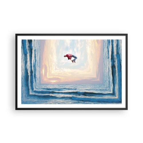 Poster in black frame - To Another Dimension - 91x61 cm