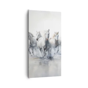 Canvas picture - White Magic - 65x120 cm