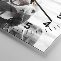 Clock face with numbers