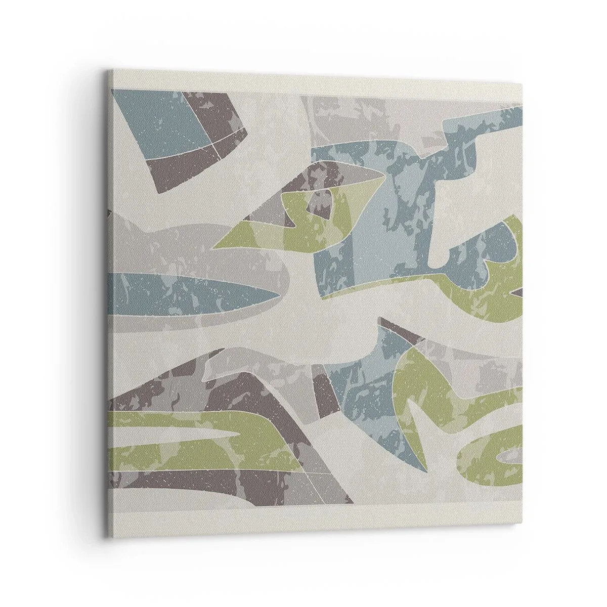 Canvas picture - Composition with Window Pane - 60x60 cm