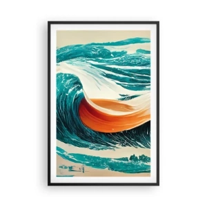 Poster in black frame - Surfer's Dream - 61x91 cm