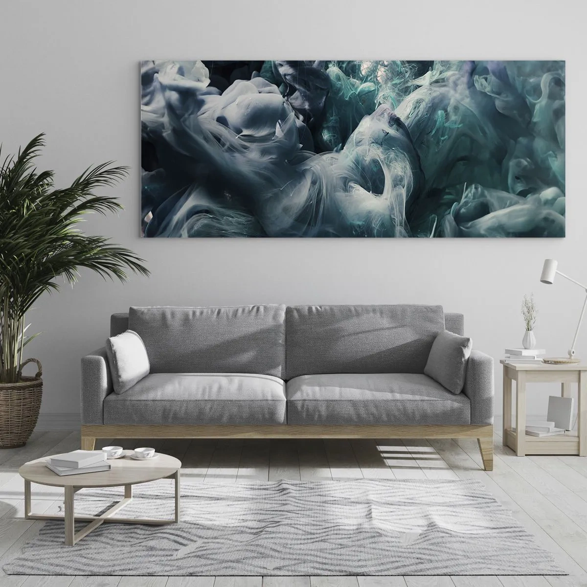 Glass picture - Movement of Colour - 160x50 cm