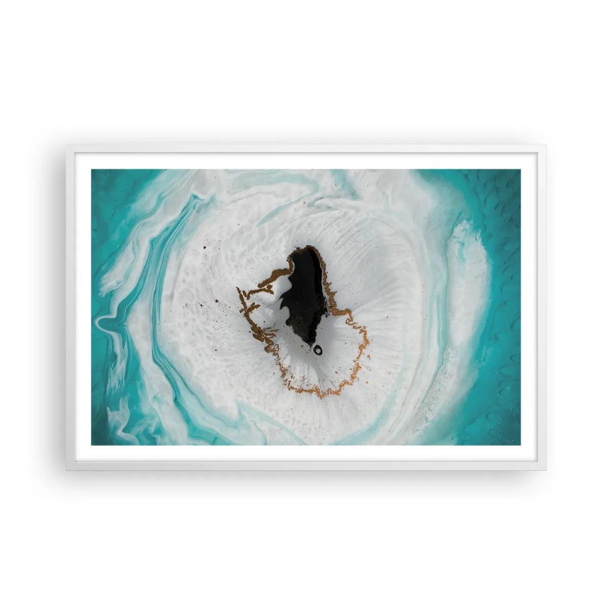 Poster in white frmae - Into de Deep - 91x61 cm