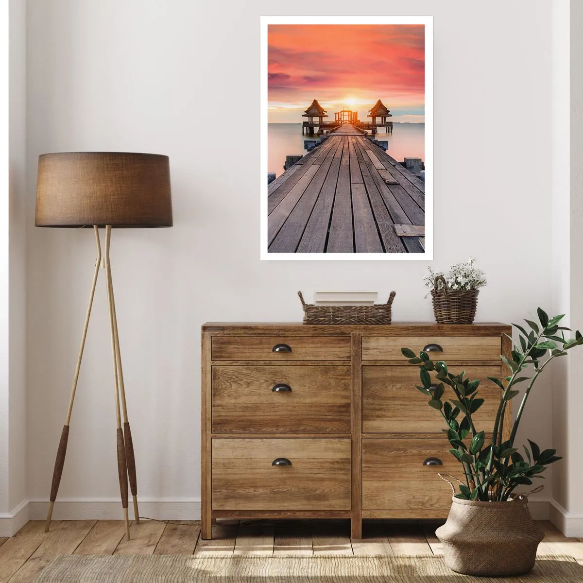 Poster - Sunset on the East - 40x50 cm