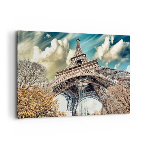 Canvas picture - And in Autumn in Paris… - 120x80 cm