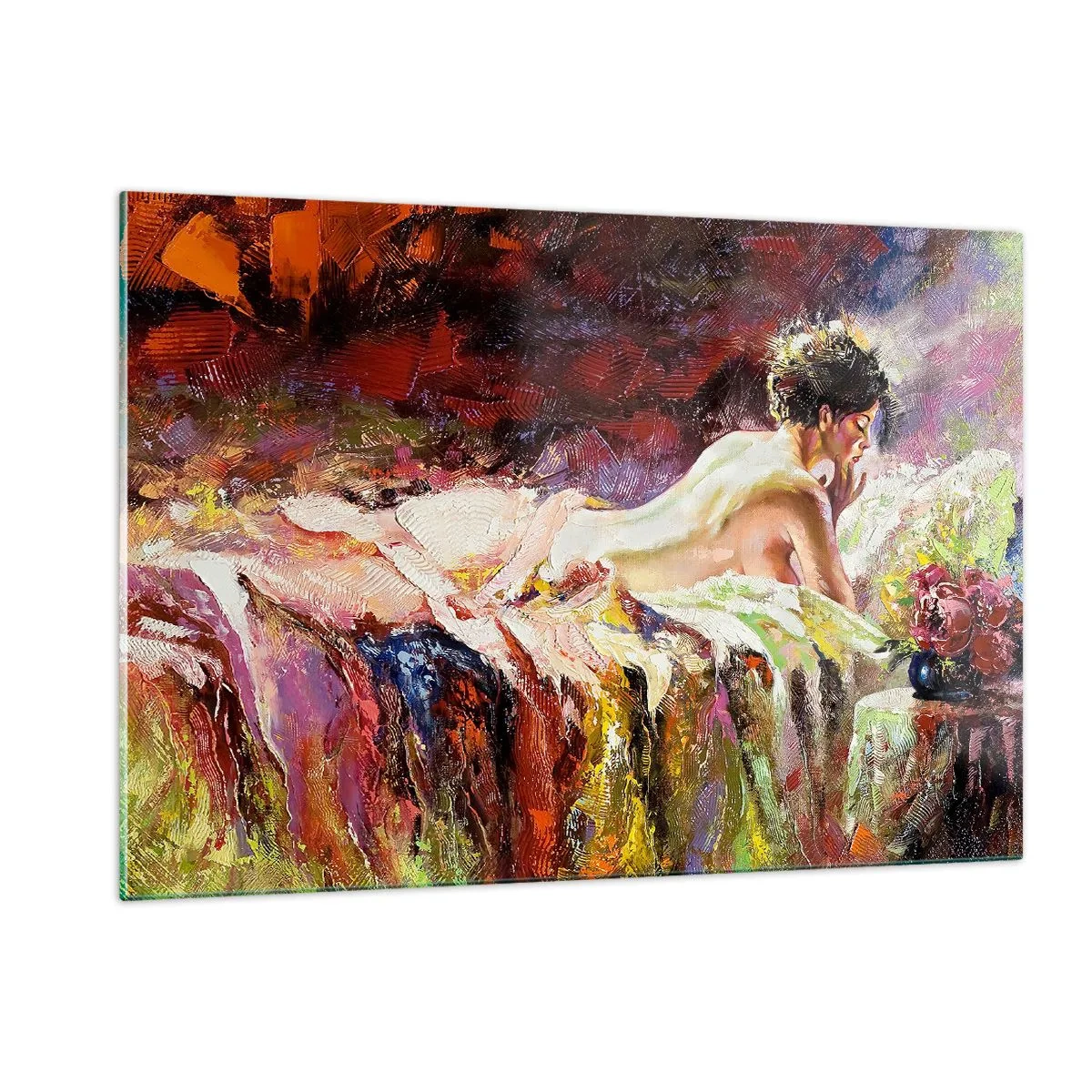 Glass picture - Thoughtful Venus - 120x80 cm