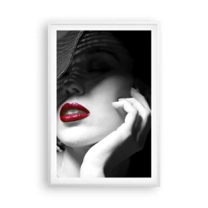 Poster in white frmae - Study in Scarlet - 61x91 cm