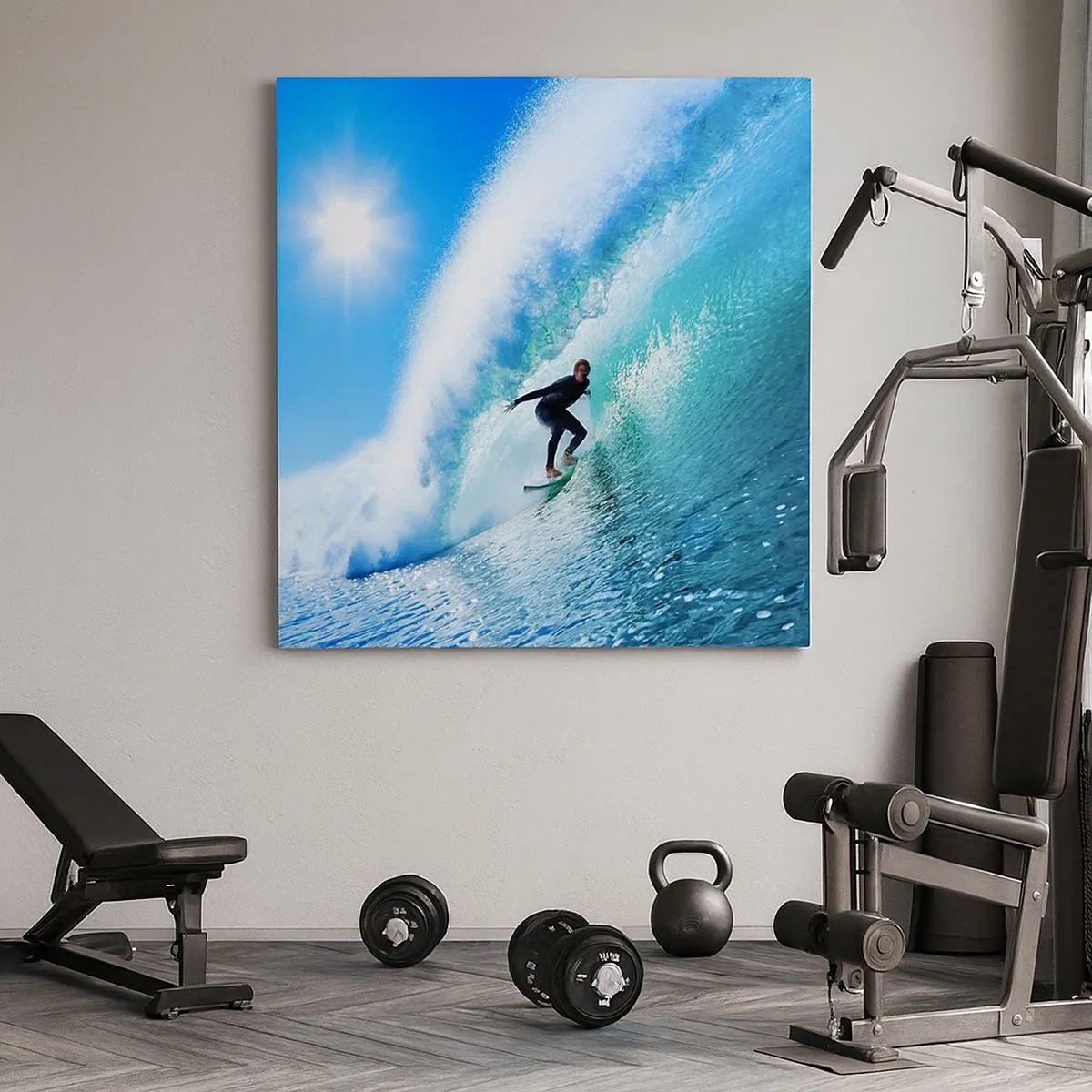 Canvas picture - Across Great Blue - 30x30 cm