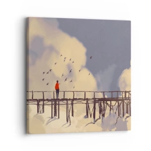 Canvas picture - Blue Longing - 30x30 cm