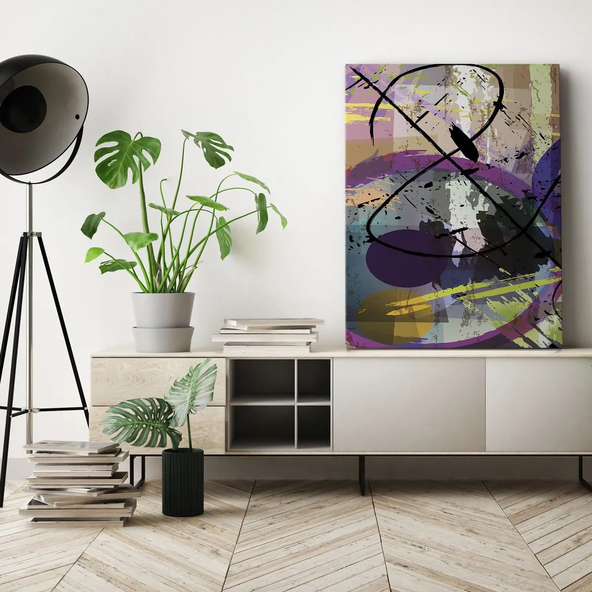 Canvas picture - Straight Ahead or Around - 80x120 cm