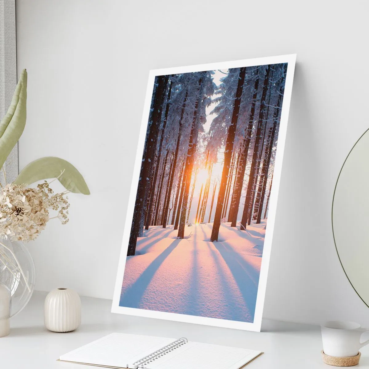 Poster - Clearly Black on White - 61x91 cm