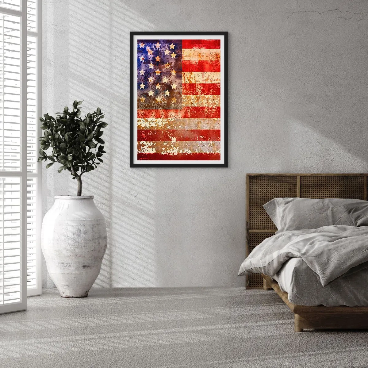 Poster in black frame - Glory Does Not Pass - 30x40 cm