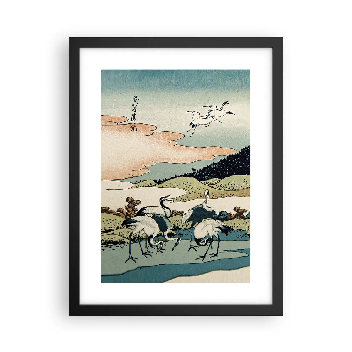 Poster in black frame - In a Japanese Spirit - 30x40 cm