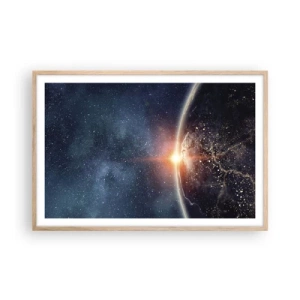 Poster in light oak frame - In a New Perspective - 91x61 cm