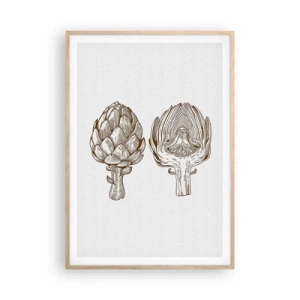 Poster in light oak frame - Anatomy Lesson - 70x100 cm