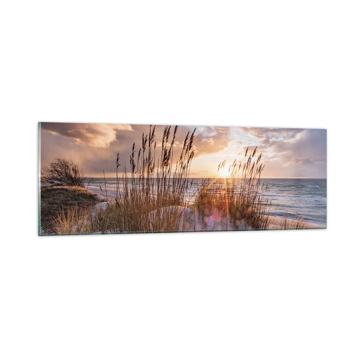 Glass picture - Farewell to the Sun and Wind - 90x30 cm
