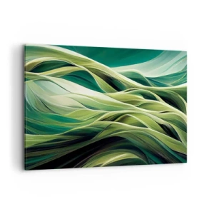 Canvas picture - Abstract Playing Green - 100x70 cm