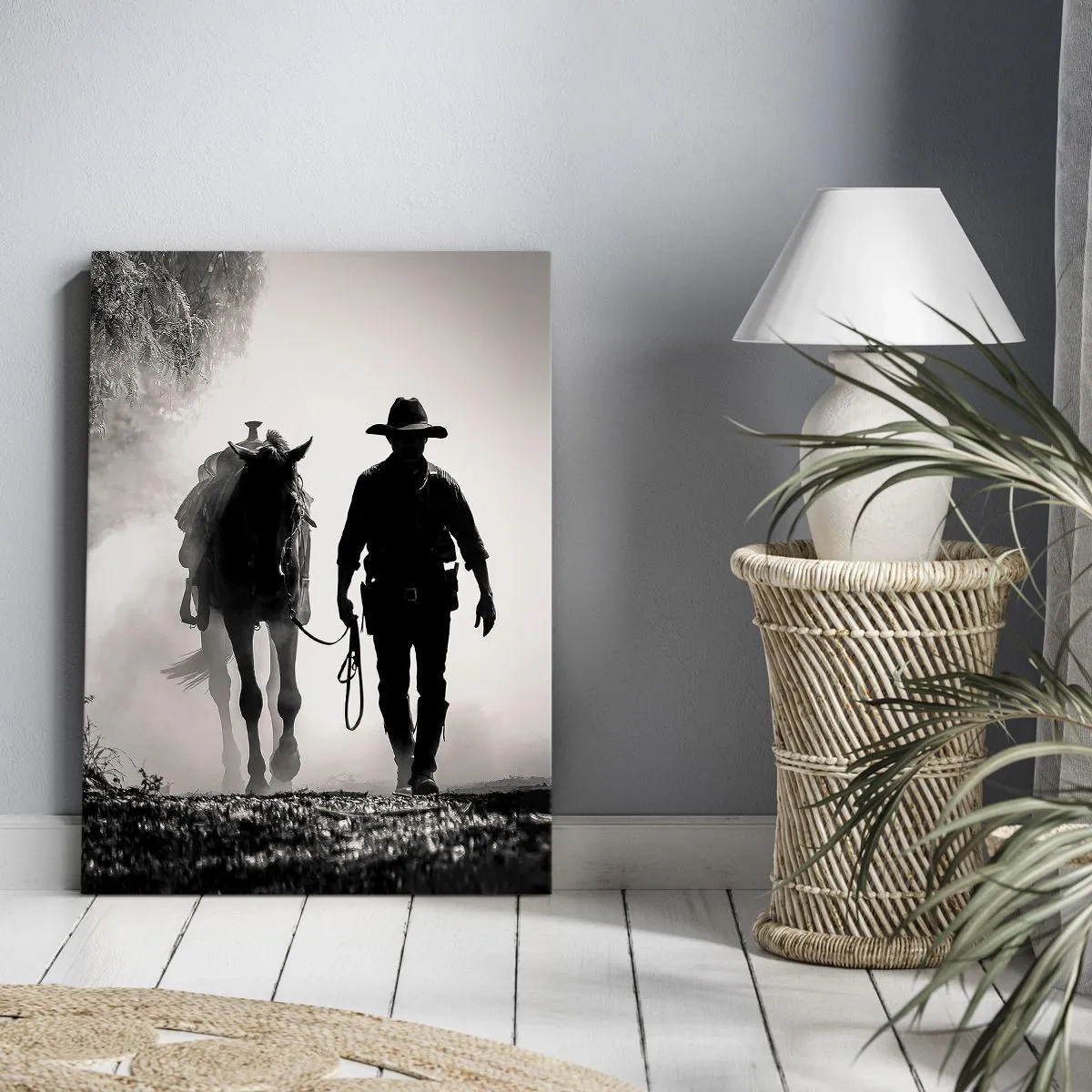 Canvas picture - Texan Morning - 55x100 cm