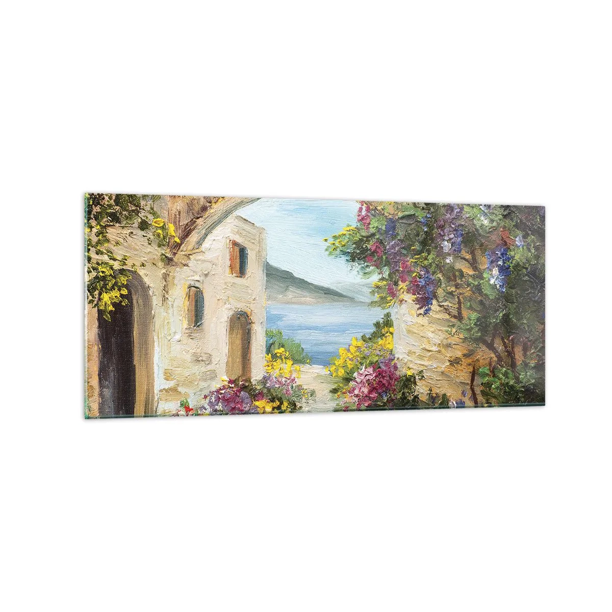 Glass picture - Charm of a Sea Province - 120x50 cm