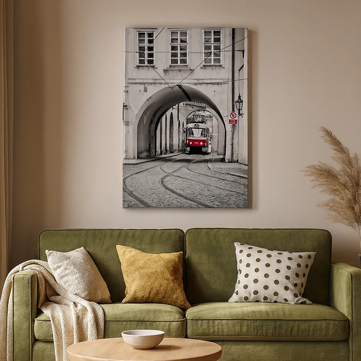 Canvas picture - Through City Labirynth - 50x70 cm