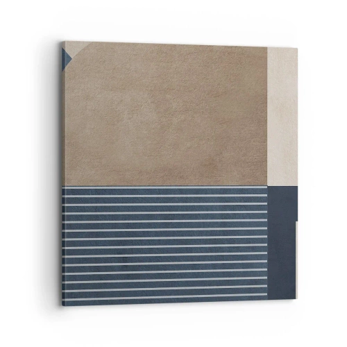 Canvas picture - Composition of Simplicity and Curvature - 70x70 cm