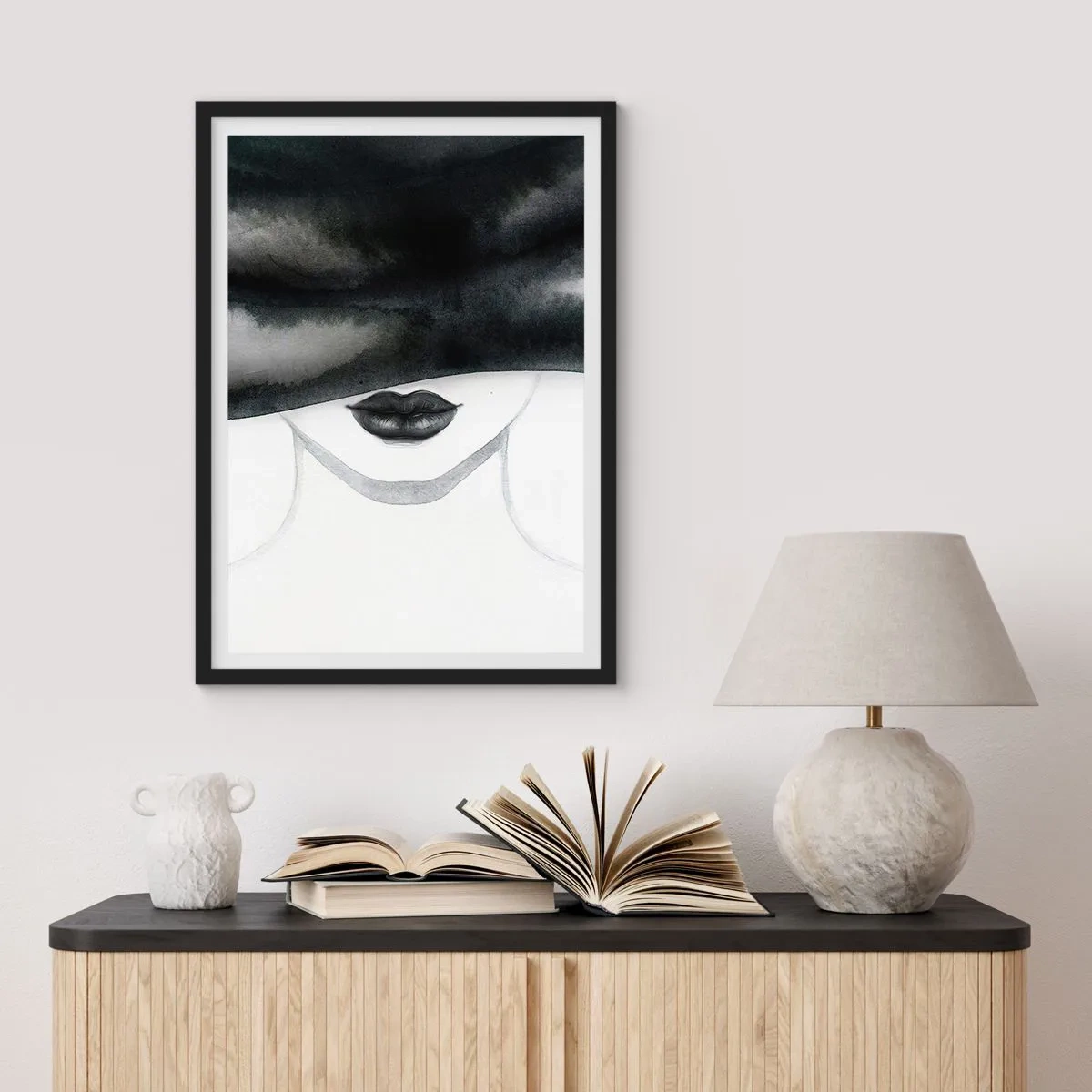 Poster in black frame - Sensual Secret - 61x91 cm