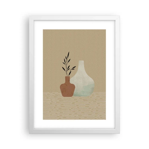Poster in white frmae - Vase and Idea of It - 30x40 cm