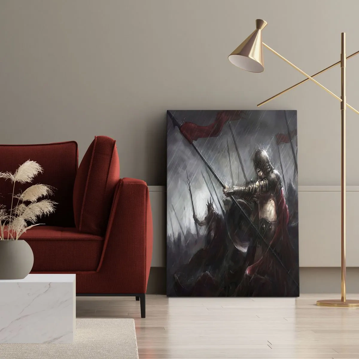 Canvas picture - Passerby, Tell Sparta… - 45x80 cm