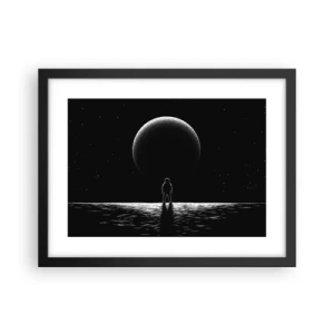 Poster in black frame - Face to Face - 40x30 cm