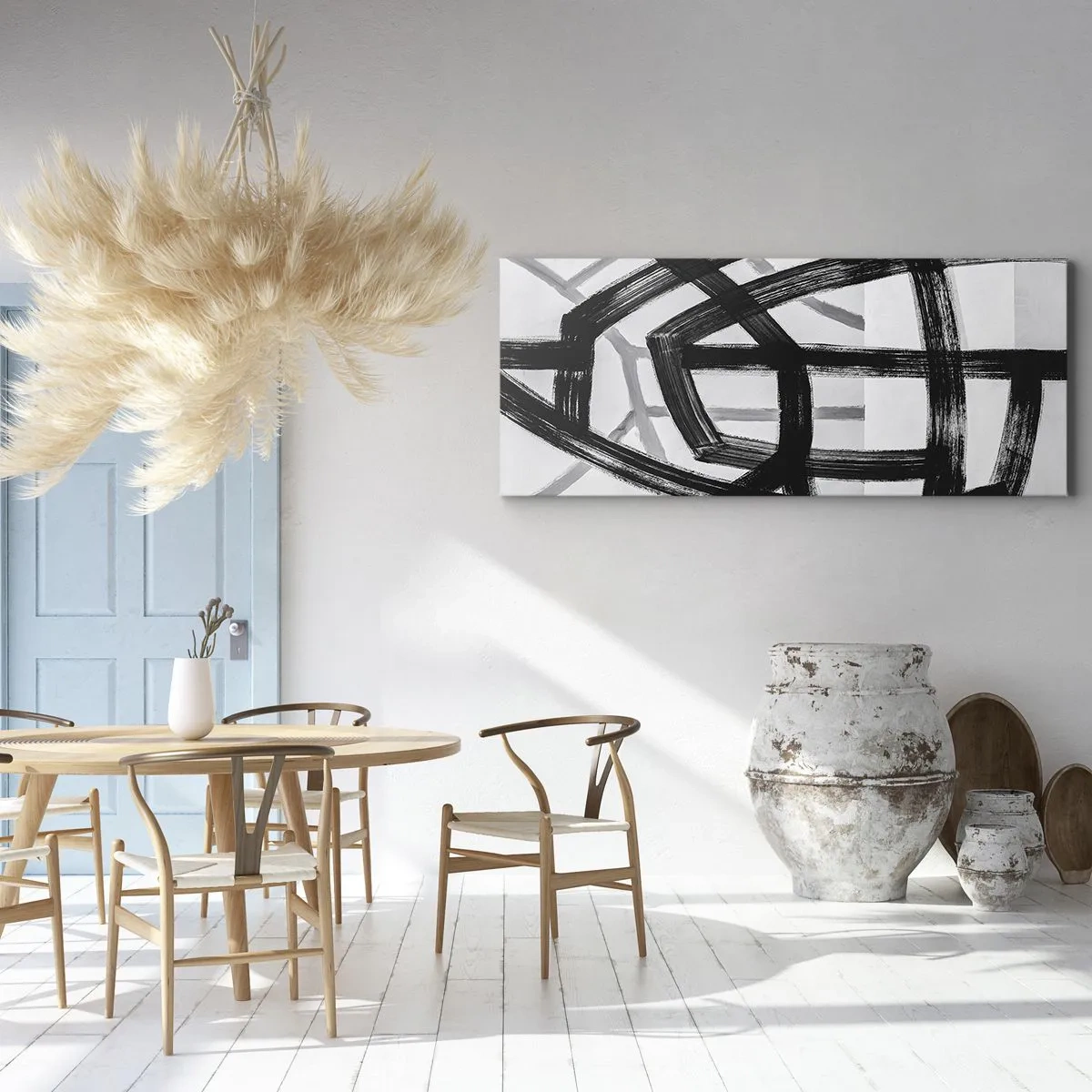 Canvas picture - Building Depth - 100x40 cm
