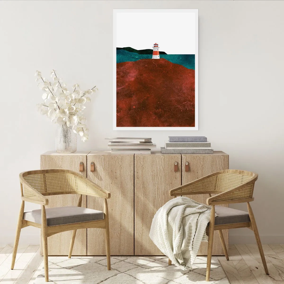 Poster - Gazing at the Sea - 50x70 cm