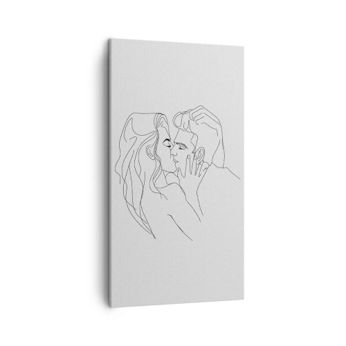 Canvas picture - With the Same Line - 45x80 cm