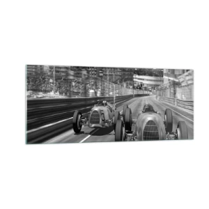 Glass picture - Long Time Ago in Monte Carlo - 100x40 cm