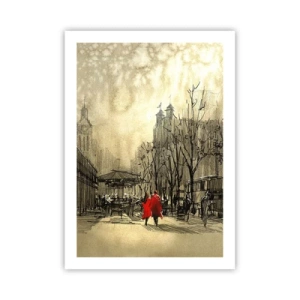 Poster - A Date in London Fog - 50x70 cm