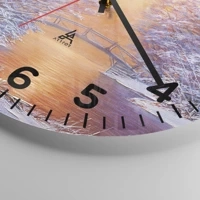 Clock face with numbers