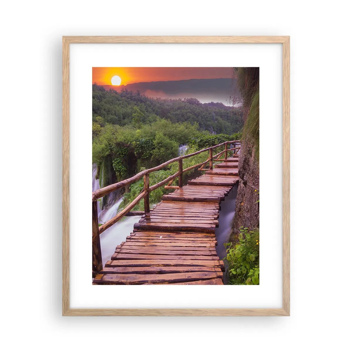 Poster in light oak frame - Unbelievable Beauty - 40x50 cm