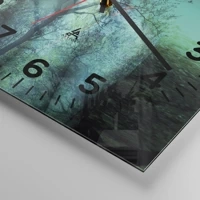 Clock face with numbers