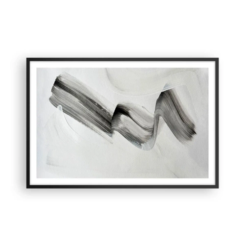 Poster in black frame - Casually for Fun - 91x61 cm