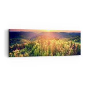 Canvas picture - Peaks and Summits - 90x30 cm