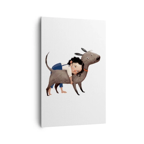 Canvas picture - Best Friends - 80x120 cm