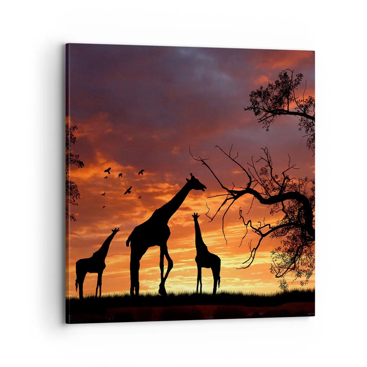 Canvas picture - Small Dinner among Close Ones - 70x70 cm