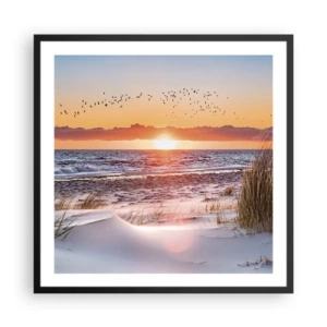 Poster in black frame - Horizontal Landscape - 60x60 cm