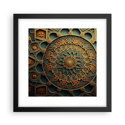Poster in black frame - In Arabic Style - 30x30 cm