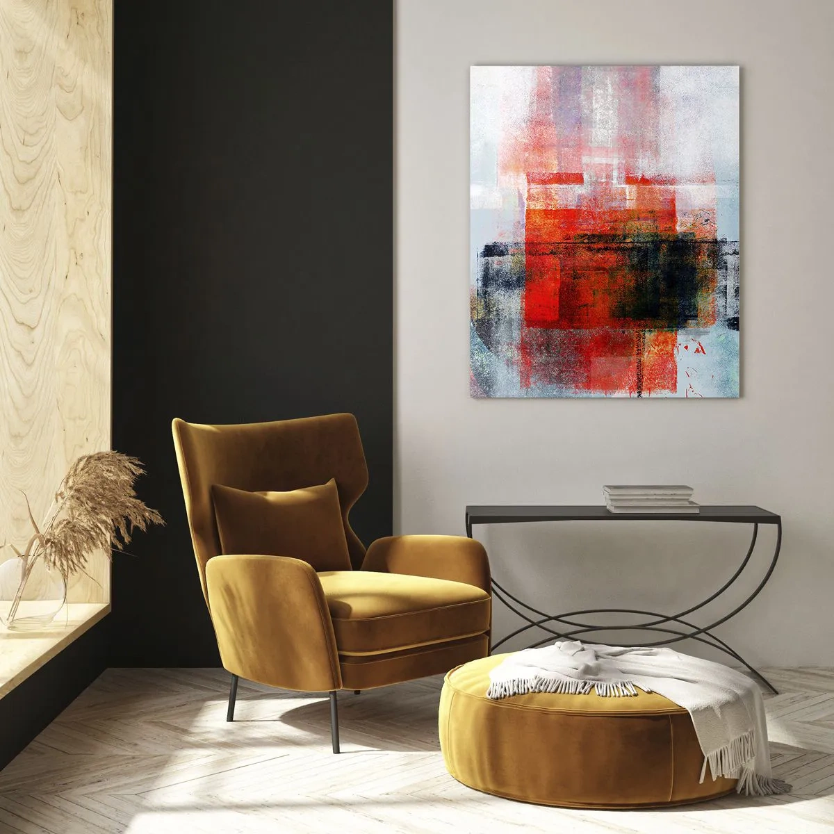 Glass picture - Glowing Composition - 50x70 cm