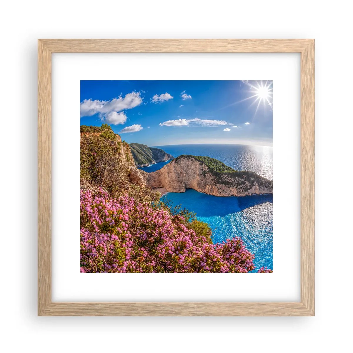 Poster in light oak frame - My Big Greek Wedding - 30x30 cm